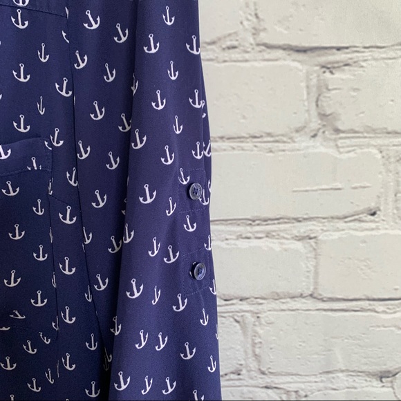 😍 EXPRESS Portofino Button Down Long-sleeve Shirt - Picture 5 of 5